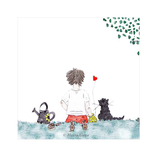 HeeraAlaya_Individual_Foundation_Child and Cat